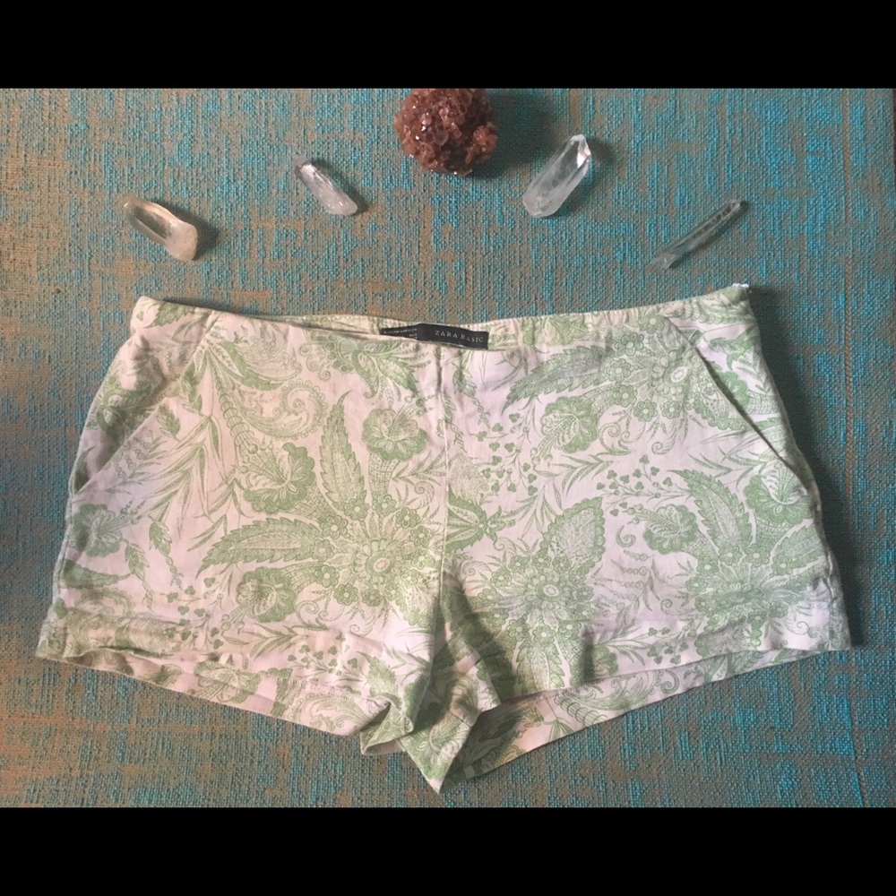 Zara basic Ernst Heckle inspired plan shorts